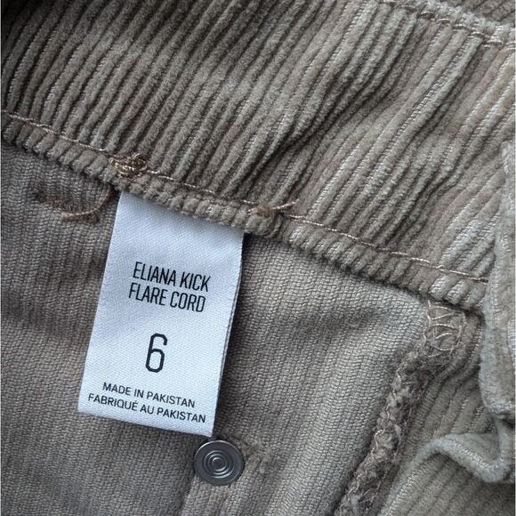 Urban Outfitters beige corduroy flare pants size 6 nwot - Picture 7 of 8